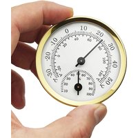Wall Mounted Thermometer Hygrometer Mini Humidity Meter Gauge For Room Household Portable Hygrometer Weather Station