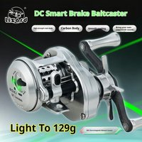 Lizard Fishing BOKI DC Round Baitcaster Electronic Brake Micro Casting Reel Anti-Rust Stream Baitcasting Fishing Reel