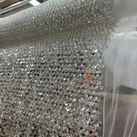 High-end sequined embroidery fabric sewing wedding dress and evening gown tops mesh sequined embroidery diy decoration fabric