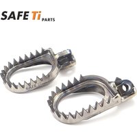 AliExpress NONE Titanium Alloy Footpegs Motocross Dirt Bike Front Footrest For KOVE MX250 MX450 800 RALLY Foot Rest Peg