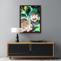 My Hero Academia 5D Full Round Drill Diamond Painting DIY Mosaic Frameless Home Wall Art Decoration Holiday Gifts
