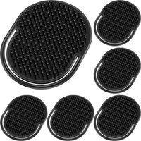 6 Pieces Pocket Palm Combs Pocket Brush,Shampoo Brushes,Scalp Massager Comb,Massager Hair Brush Comb, Special for real hair wigs