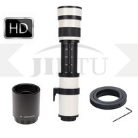 JINTU 420-800mm F/8.3 Manual Telephoto Zoom Lens + 2X Converter 1600mm for Canon Nikon Pentax Sony Fujifilm Macro 4/3 Cameras