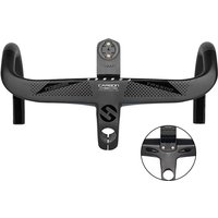 AliExpress TOSEEK TR5500 T800 Carbon Bicycle Handlebar Road Bike Integrated Handlebar With Bike Computer Holder Full Internal Cable Routing