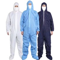Disposable Sanitary Isolation Protection Jump Suit Work Safety Clothing Breathable Dustproof Sparying Paint Labour coverall Suit