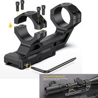 CVLIFE Scope Cantilever Mount 30mm Offset Dual Rings Optics Mounting Kit for Picatinny Rails 1.57 " Height