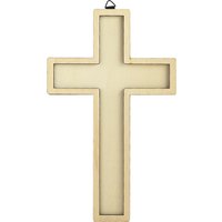 Log Cross Wall-mounted Large Christ Decorations Hanging Simple Wooden Crafts Altar Church Wall Decoration Holiday Atmosphere