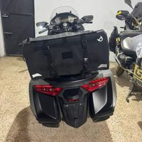 For Honda GL1800 GOLDWING GOLDWING-F6C Back Tail Bag Waterproof Dry Motor Saddle Pannier Backpack Large Capacity 48L With Air