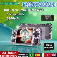 ANBERNIC RG35XX H Handheld Game Console 3.5''IPS Screen Linux System RG35XXH HDMI Output Retro Video Simulator Console Kids Gift
