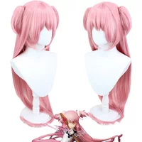 Anime Kaname Madoka Wig Puella Magi Madoka Magica Cosplay Ultimate Madoka Pink Long Hair High Heat Resistant Wigs