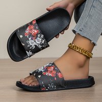 Women's Plum Blossom Fashion Casual Eva Soft-Soled Indoor and Outdoor Home Slippers