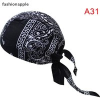 1PCS Breathable Quick Dry Bandana Pirate Cap Helmet Liner Cooling Bicycle Headscarf Cycling Hat Headband for Men Women