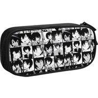 Cute Dazai Osamu Collage Manga Pencil Case Bungo Stray Dogs Pencilcases Pen Box for Student Bag Student School Zipper Stationery