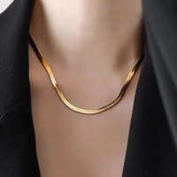 40-60cm 16-24in Solid 925 Silver 18K Gold 4MM Chain Necklace For Women Men Luxury Jewelry Wedding Gift Choker Clavicle