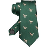 Novelty Animal Tie For Men Personality Woven Necktie Dinosaur Snail Fox Flamingo Fashion Party Wedding Accessory Gift