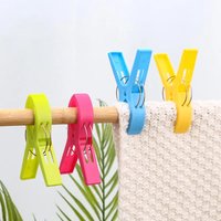 4-40Pcs Beach Towel Clips Plastic Quilt Pegs for Laundry Sunbed Lounger Clothes Pegs Home Bathroom Organization Tools