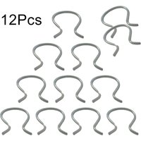 12Pcs/set Car Interior Door Window Crank Clip Metal Retainer Roll Up Retaining Winder Handle Clamp For Chevrolet For Pontiac Kit