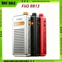 New FiiO RR13 Rechargeable Retro Portable Radio FM Radio With Speaker Earphone Dual Output Magic Bass Time Detachable Antenna