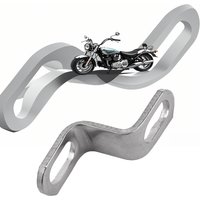Versatile Exhaust Muffler Pipe Motorcycle Exhaust Muffler Pipe Z Type Mounting Clamp Bracket Z-shaped Installation Clamp Bracket