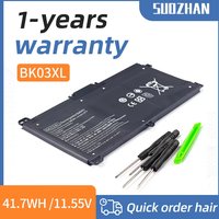 SUOZHAN BK03XL 41.7WH 11.55V laptop battery For HP Pavilion X360 14-BA 14-BA008TU 14-BA103TU 14-BA159TX spare rechargeable batte