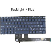 Blue Backlit Keyboard For Lenovo SN3C13BC0 SN21N63250 Yoga Slim 7 14IMH9 83CV 83GM,7 15ILL9 83HM,7 14Q8X9 83ED,UK GB