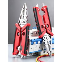 18 In 1 Multifunctional Wire Stripper Crimper Pliers Professional Electrician Peeler Tool For Cable Cutting And Crimping