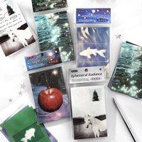 60pcs Dream Capture Series Tearable Memo Paper Junk Journal Collage Decoration Scrapbook Background Paper Japanese Stationery