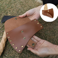pu Leather Axe Sheath, Multi-Size Axe Cover, Protective Cover, Camping Accessory, Essentials for Lumberjacks Working Outdoors
