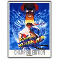 STREET FIGHTER 2 METAL SIGN PLAQUE Retro Poster Print mancave arcade games room