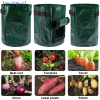 【ZYAL-1】Planting Bag, With Handles 3/5/7/10 Gallon , High Quality Garden Tools PE Plant Bag Vegetable Tomato Potato Flower