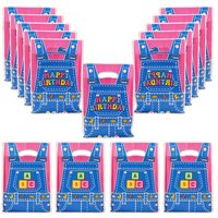 10/30/50pcs/lot Dress belt jeans Loot Bags Party Gift Bags Plastic Candy Bag Kids Boys Girls Birthday Party Supplies Baby Shower