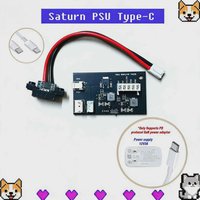 New Saturn PSU Type C 12V Power Board Compatible with SEGA Saturn Console Replaces All Saturn PSU Power Supplies