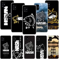 Nash Fishing Art Phone Case For Samsung Galaxy A14 A15 A13 A12 A54 A55 A53 A52 A04S A24 A25 A23 A22 A34 A35 A33 A32 A03S A02S Ca