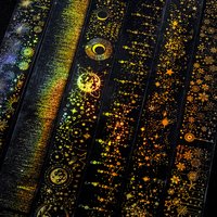 Gold Foil Holographic Star PET Tape Set Firework Snowflake Meteor Design Washi Tape For Journal Scrapbooking DIY Crafts