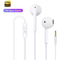 Universal Earphone 3.5mm Jack Wired Headphones With Microphone HiFi Stereo Earbuds Sports Music Headsets For Xiaomi Redmi Poco