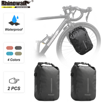 Rhinowalk 2 PCS Bike Bag Quick Release Front Fork Bag 4L/6L Waterproof Cycling Electric Scooter Vehicle Bag Storage Accessory