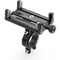AliExpress NONE Aluminum Alloy Bicycle Phone Holder for Motorcycle Electric Smartphone CNC Bracket for Four Claws Bike Phone Holder
