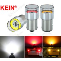 KEIN 2PCS P21W 1156 Led Bulb 1157 BA15S R5W BAY15D P21/5W COB R10W Red Car Light Turn Signal Brake Stop Backup Reverse Lamp 12V