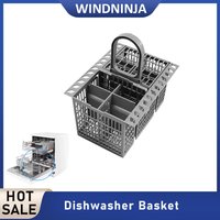 Dishwasher Basket Foldable Cutlery Holder Universal Knife Fork Storage Basket For GE Multifunctional Dishwasher Basket Parts
