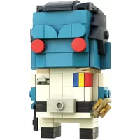 EKbricks MOC Grand Admiral Thrawn Brickheadz Model Bricks Alien Grand Admiral Thrawn Building Blocks Set Toys For Gift