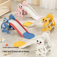 Slide Kids Toddler Indoor Outdoor Slide Playset Thick Durable Plastic Foldable Non Slip Kids Playground Toy Home Preschool