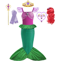 New Girl Dresses Princess Costume Kids Mermaid Cosplay Costume Kids Carnival Birthday Party Prom Costume Party Dresses For girls
