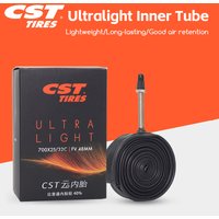 CST Ultralight Bike Inner Tube MTB ROAD BICYCLE 700x 25c 32c,Presta Valve ,Valve length 48mm 60mm 80mm