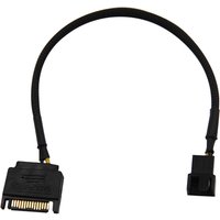 1Pcs SATA 15Pin to 3Pin 4Pin Cooling Fan Cable Mainboard CPU Fan Adapter Connectors