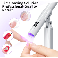 Mini UV LED Light For Gel Nails USB Rechargeable Handheld Portable Nail Lamp Quick-Drying Nail Dryer For Gel Nail Polish Curing