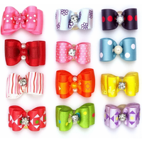 Cute Pet Dog Bow Puppy Hair Accessories Rubber Band Headwear for Small Dogs 10PCS Random Color Dog Bows Pet Hair Clips Pet Gifts