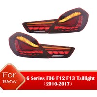 Car Taillight For BMW 6 Series F06 F12 F13 Tail Light Assembly Modification LED Dragon Scale Running Light Flow Turning Light