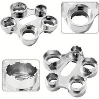1PC Zinc Alloy 10in1 Faucet Aerator Removal Tool M16/M18/M20/M22/M24/M28 Adapters