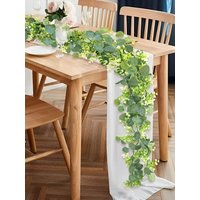 1/2pcs 6FT Artificial Wreath Garland Vines, Wedding Fall Decor, Home Decor Room Decor, Halloween Thanksgiving Christmas Decor