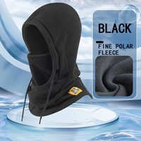 AliExpress NONE Winter outdoor cycling head covers/hats/skiing windproof, cold-proof and warm-keeping/thickened and fleece neck guards/fleece fa